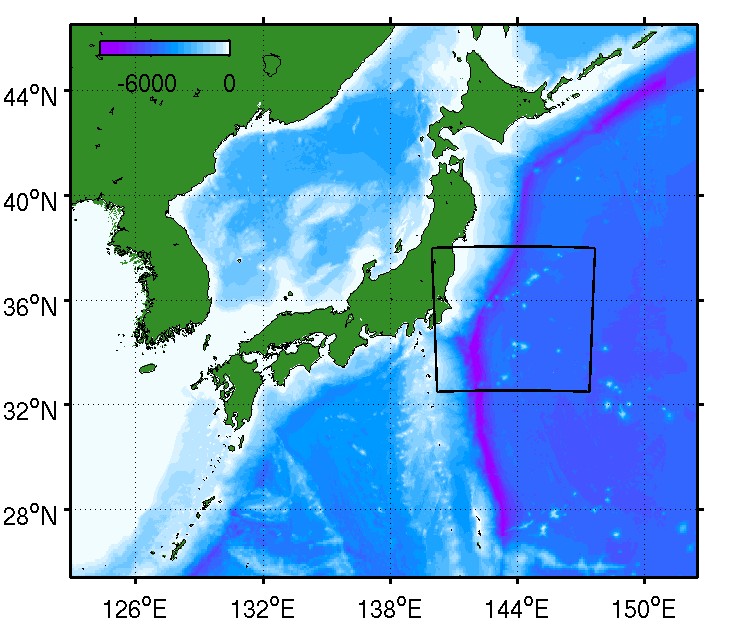 surface vorticity in the Kuroshio xtention